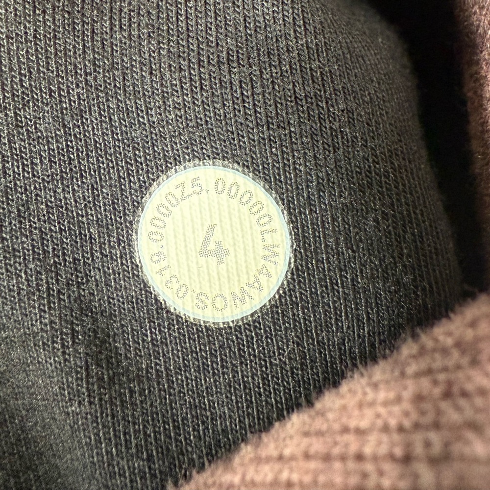 Lululemon Scuba Hoodie Light Cotton Fleece Zip Up Sweatshirt Dusk Floral Size 4 - Picture 5 of 7